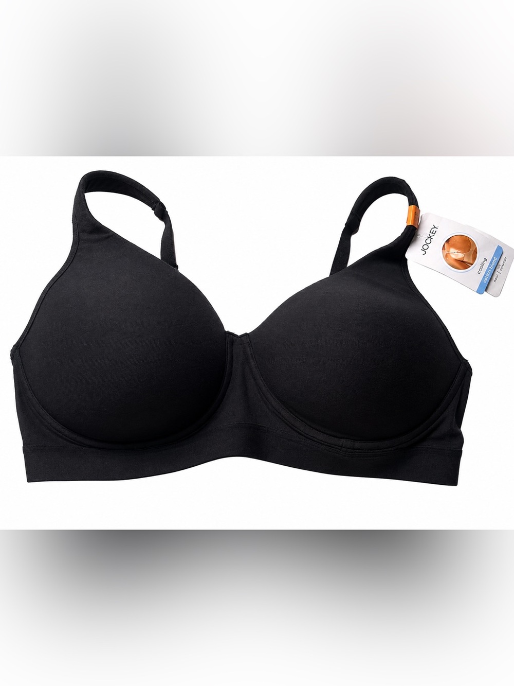 Jockey Black Wireless Molded-Cup Bra